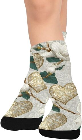 Magnolia and Hearts Hiking Socks - Toddler Boys & Girls Warm Thick Thermal Winter Crew Socks for School, Daily Wear & Outdoor Activities in Kuwait