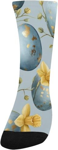 Gilded Spring Bloom Flower Hiking Socks - Toddler Boys & Girls Warm Thick Thermal Winter Crew Socks for School, Daily Wear & Outdoor Activities in Kuwait