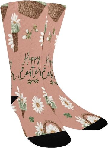 Charming Easter Art Hiking Socks - Toddler Boys & Girls Warm Thick Thermal Winter Crew Socks for School, Daily Wear & Outdoor Activities in Kuwait