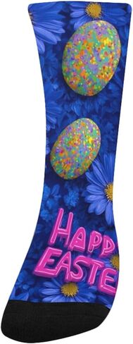 Happy Easter Blue Egg Hiking Socks - Toddler Boys & Girls Warm Thick Thermal Winter Crew Socks for School, Daily Wear & Outdoor Activities in Kuwait