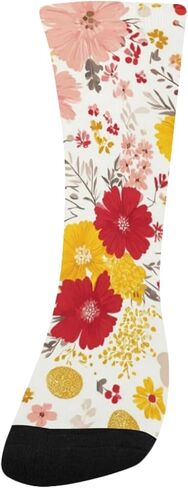 Spring Easter Floral Hiking Socks - Toddler Boys & Girls Warm Thick Thermal Winter Crew Socks for School, Daily Wear & Outdoor Activities in Kuwait
