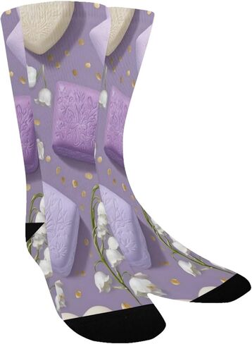 Lily of Valley Soap Hiking Socks - Toddler Boys & Girls Warm Thick Thermal Winter Crew Socks for School, Daily Wear & Outdoor Activities in Saudi Arabia