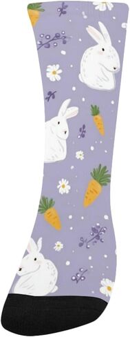 جوارب Bunnies Carrot Bloom للمشي لمسافات طويلة - جوارب شتوية حرارية سميكة دافئة للأولاد والبنات للمدرسة، والارتداء اليومي والأنشطة الخارجية in Kuwait