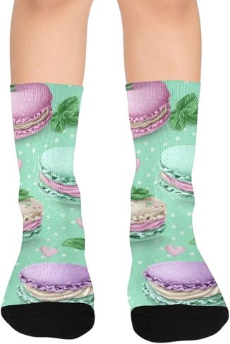 Sweet Mint Bloom Hiking Socks - Toddler Boys & Girls Warm Thick Thermal Winter Crew Socks for School, Daily Wear & Outdoor Activities in Kuwait