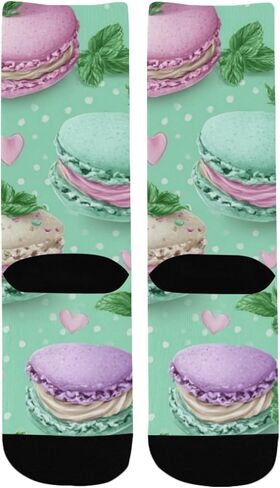 Sweet Mint Bloom Hiking Socks - Toddler Boys & Girls Warm Thick Thermal Winter Crew Socks for School, Daily Wear & Outdoor Activities in Kuwait