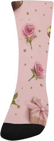 جوارب Luxe Sweet Motif للمشي لمسافات طويلة - جوارب شتوية حرارية سميكة دافئة للأولاد والبنات للمدرسة، والارتداء اليومي والأنشطة الخارجية in Saudi Arabia