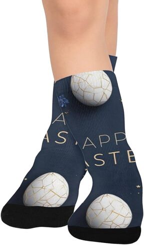 Midnight Gold Bloom Hiking Socks - Toddler Boys & Girls Warm Thick Thermal Winter Crew Socks for School, Daily Wear & Outdoor Activities in Kuwait