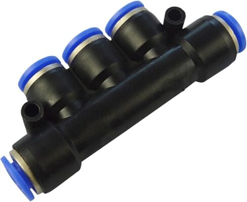 10PCS/LOT Pneumatic fittings 5-Way PU tube pipe fittings PK-8 PK-10 PK-4 PK-6(For 10mm tube) in Saudi Arabia