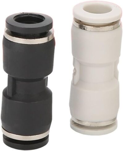 Pneumatic trachea quick connector pu-8 10 12 16 plastic quick-plug connector straight through variable diameter docking pg8-6(Black PU-14) in Saudi Arabia