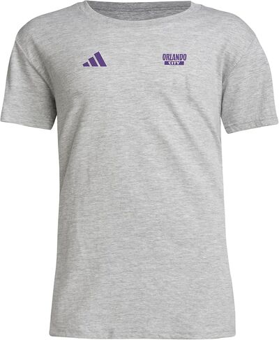 Adidas Unisex-Child Orlando City Sc Pre-Game Short Sleeve T-Shirt in Saudi Arabia