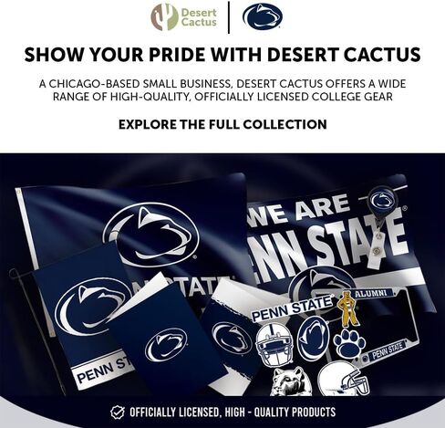 Desert Cactus Penn State Lanyard Car Keys ID Badge Holder Keychain Detachable Breakaway Snap Buckle (Design D) in Saudi Arabia
