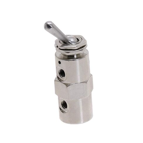 Air Valve, Exhaust Toggle Switch, 2 Position 5 Way Toggles Cylindrical Mechanical Pneumatic Valves Switchs Fiittings TAC2-4V in Saudi Arabia