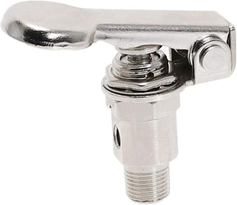 Air Valve, Exhaust Toggle Switch, 3 Way M5 Female 1/8"" Male Thread Button Switchs TV-3P Air Pneumatic Mechanical Valves Fiittings in Saudi Arabia