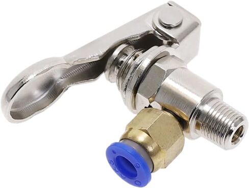Air Valve, Exhaust Toggle Switch, 3 Way M5 Female 1/8"" Male Thread Button Switchs TV-3P Air Pneumatic Mechanical Valves Fiittings in Saudi Arabia