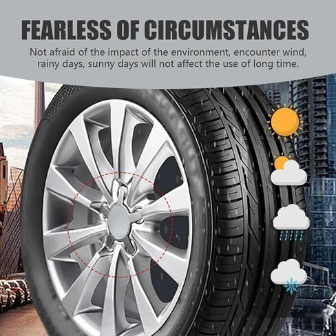 4 PCS Car Wheel Hub Center Cap, 2.36 Inches Outer Diameter 2.2 Inches Inner Diameter Car Wheel Hub Cover, Curved Snap-in Wheel Hub Decorative Cover, Universal for Most Cars (Black) in Saudi Arabia