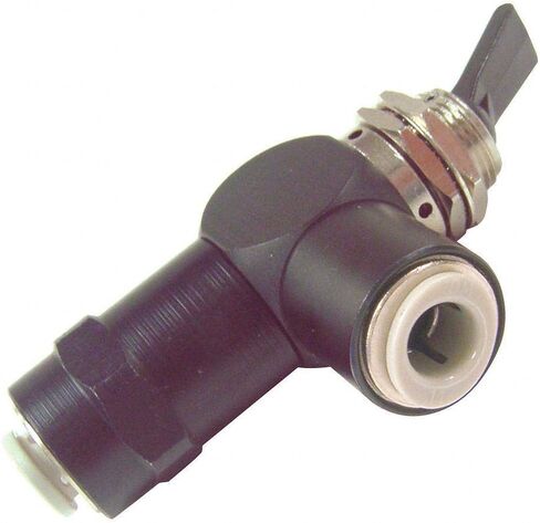 Inc 2.54 بوصة L من الألومنيوم/النحاس صمام تبديل إرجاع ثلاثي الاتجاهات، دفع للداخل - F11-30-66 in Kuwait