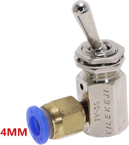 Air Valve, Exhaust Toggle Switch Position, 2 Way ON/Off M5 Thread Toggles Switchs TV-3S Pneumatic Mechanical Valves Fiittings in Saudi Arabia