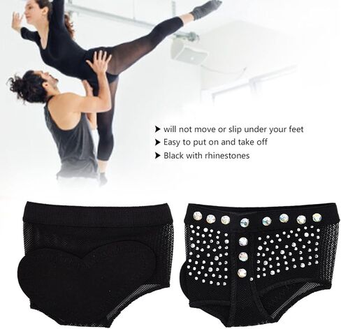 Joyzan Dance Paws Pad, Half Sole Shoes Ballet Lyrical Bare Foot Undies Thongs Protection Fitness Yoga Wear Bare Toe Belly Contemporary Professional Socks Protector Cushion Kids Women Girls Men 1 Pair in Saudi Arabia