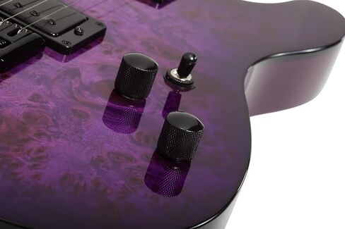 Schecter PT Standard Electric Guitar - Purple Burst Burl in Saudi Arabia