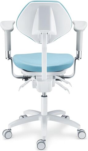 تصميم مريح المجهر كرسي طبيب الأسنان قابل للتعديل مسند الظهر الطبيب البراز رفع كرسي U-سلسلة الجلد يشعر الجلود PLST-091 in Kuwait