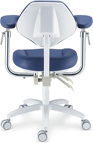 تصميم مريح مجهر كرسي الطبيب ارتفاع مقعد قابل للتعديل البراز رفع كرسي طبيب الأسنان قطب U-سلسلة الجلد يشعر الجلد PLST-097 in Kuwait