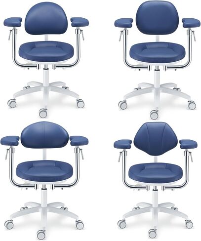 تصميم مريح مجهر كرسي الطبيب ارتفاع مقعد قابل للتعديل البراز رفع كرسي طبيب الأسنان قطب U-سلسلة الجلد يشعر الجلد PLST-097 in Kuwait