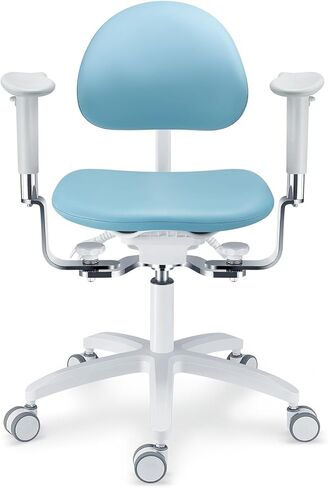 كرسي الطبيب المجهر متعدد الوظائف طبيب البراز مع مسند ذراع قابل للتعديل U-سلسلة الجلد يشعر الجلود رفع كرسي PLST-093 in Kuwait