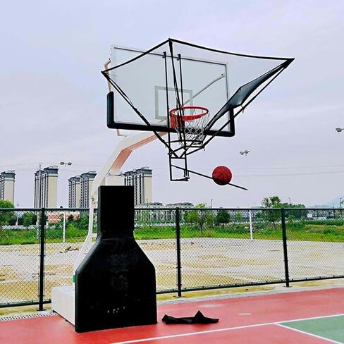 Basketball Hoop Returner Return Attachment Rotating Rebounder Net Hanging Easy Fold Shooting Device for Goal Free-Throw Practice in Saudi Arabia