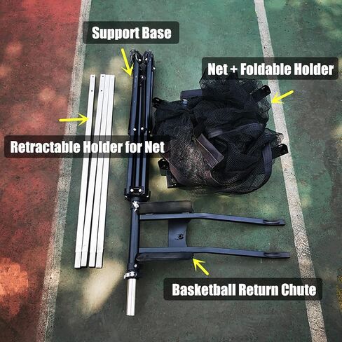 Basketballtrainer Basketball Shot Returner Rebounder Net Return Adjustment Ball Attachment Portable Trainer Indoor Outdoor Hoop Use in Saudi Arabia