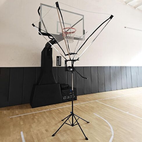 Wall Mounted Basketball Hoop Rebounder Shot Returner Metal Net for Return Attachment Floor Standing Pass Back T in Saudi Arabia