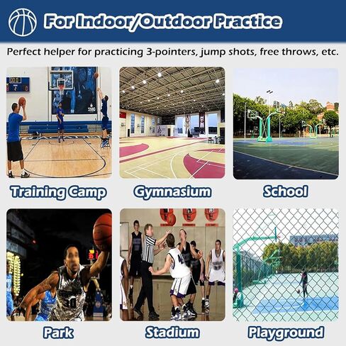 Basketball Hoop Returner Return Attachment Rebounder Metal with Rotation Slot Gym Net for Home School Playground Outdoor Court Shooting T in Saudi Arabia