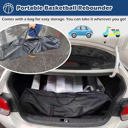 Basketball Hoop Returner Return Attachment Rebounder Metal with Rotation Slot Gym Net for Home School Playground Outdoor Court Shooting T in Saudi Arabia