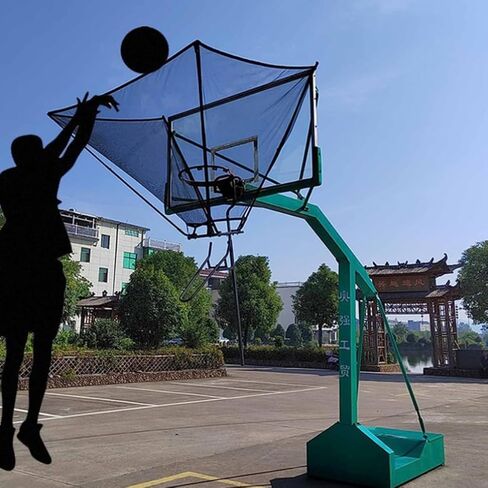 Basketball Hoop Returner Return Attachment Shooting Practice Rebounder Net Training Metal Shot Attachm in Saudi Arabia