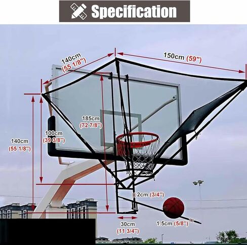 لعبة كرة السلة ريبوندر شوت ريبوندر من أجل تدريب ربط شبكة الإرجاع هوب in Kuwait