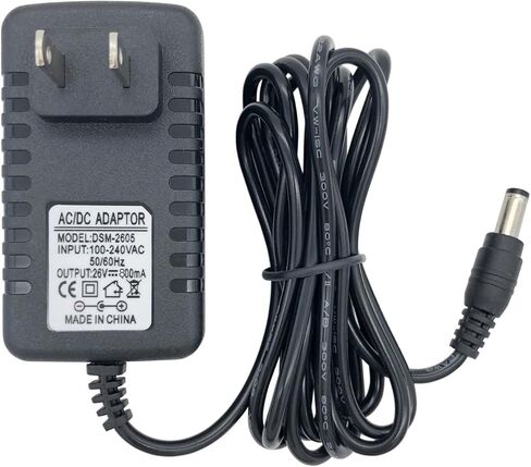 Vacuum Cleaner Charger - 26V 800mAh Power Adapter DC 5.5 X 2.5MM Charging Cable Cord 6.6 ft in Saudi Arabia