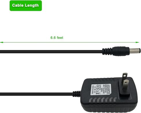 Vacuum Cleaner Charger - 26V 800mAh Power Adapter DC 5.5 X 2.5MM Charging Cable Cord 6.6 ft in Saudi Arabia