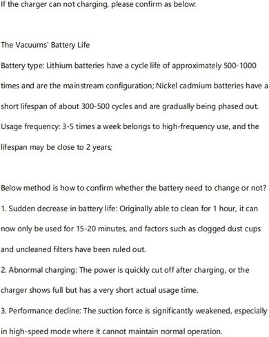 Vacuum Cleaner Charger - 26V 800mAh Power Adapter DC 5.5 X 2.5MM Charging Cable Cord 6.6 ft in Saudi Arabia