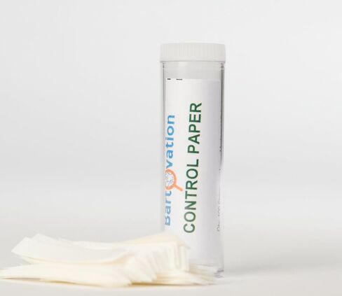 Bartovation Control Paper for use in Genetic Taste Test Experiments - Untreated, No Chemical (5 Vials of 100 Strips - 500 Strips Total) in Saudi Arabia