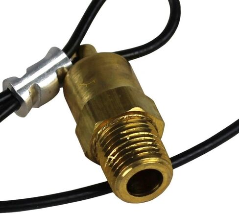 DM25 Air Compressor Drain Valve - for Air Compressor Parts Replacement - Tank Moisture Brass Pull Drain Valve - with 36" poly-coated steel cable1/4" NPT 250 PSI Valve 1-5/8" Solid Brass in Saudi Arabia