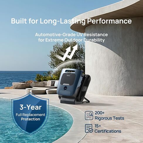 Beatbot AquaSense 2 Ultra Cordless Robotic Pool Cleaner for Complex Pools, Mapping with AI Camera, 5-in-1 Cleaning, Smart Surface Parking, Skimmer with APP Control, Water Clarification – Abyssal Blue in Saudi Arabia