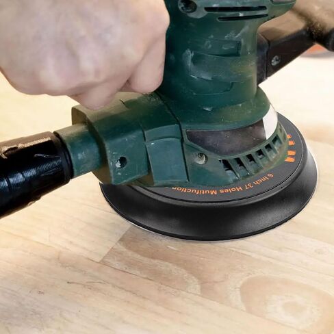 6 Inch 150mm Sander Backing Pad with 37 Holes 5/16-24 Thread Designed for MAXXT Orbital Sanders High-Speed Polishing and Sanding Disc Support Dust Extraction Woodworking Metalwork Auto Refinish in Saudi Arabia