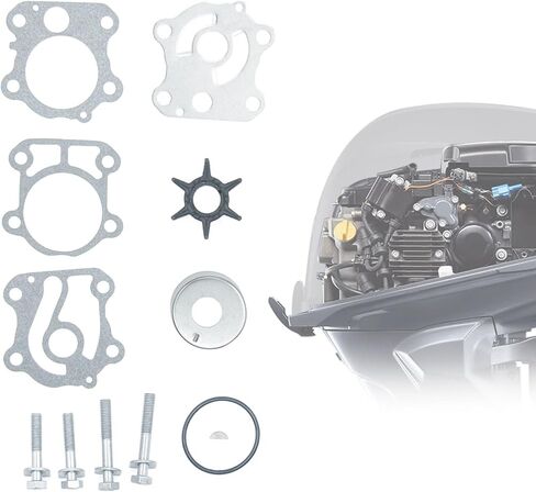 أطقم إصلاح مضخة المياه الخارجية لياماها 30HP 25HP محرك خارجي سييرا 18-3432 61N-W0078-11 61N-W0078-13 in Kuwait