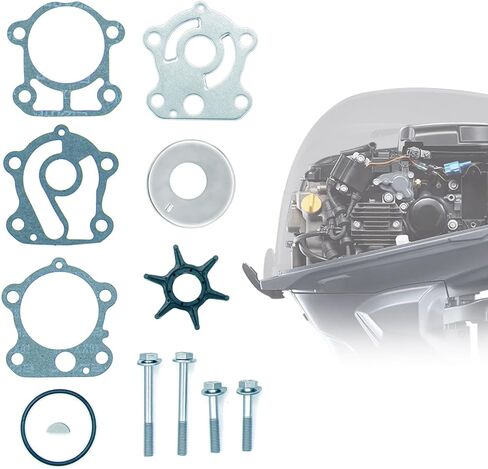 أطقم إصلاح مضخة المياه الخارجية لياماها 30HP 25HP محرك خارجي سييرا 18-3432 61N-W0078-11 61N-W0078-13 in Kuwait