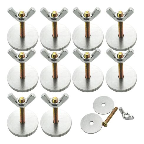 10 مجموعات من البراغي الملولبة M4x25mm مع مجموعة متنوعة من الغسالات والصواميل الكبيرة لقفص الطيور، ومسامير التثبيت المترية in Kuwait