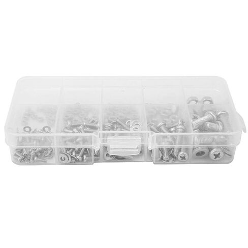 Gasket, 240 Pcs Cross Bolt Nut Gasket Assortment Set M2 M2.5 M3 M4 M5 Stainless Steel Fastening Tool Set, Screws & Hex Bolts in Saudi Arabia