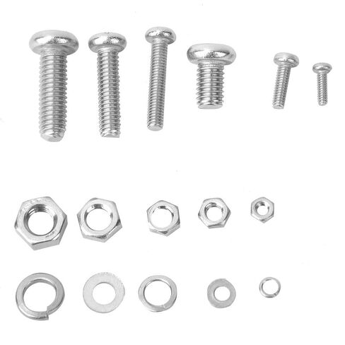 Gasket, 240 Pcs Cross Bolt Nut Gasket Assortment Set M2 M2.5 M3 M4 M5 Stainless Steel Fastening Tool Set, Screws & Hex Bolts in Saudi Arabia