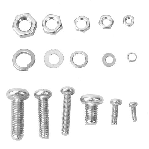Gasket, 240 Pcs Cross Bolt Nut Gasket Assortment Set M2 M2.5 M3 M4 M5 Stainless Steel Fastening Tool Set, Screws & Hex Bolts in Saudi Arabia
