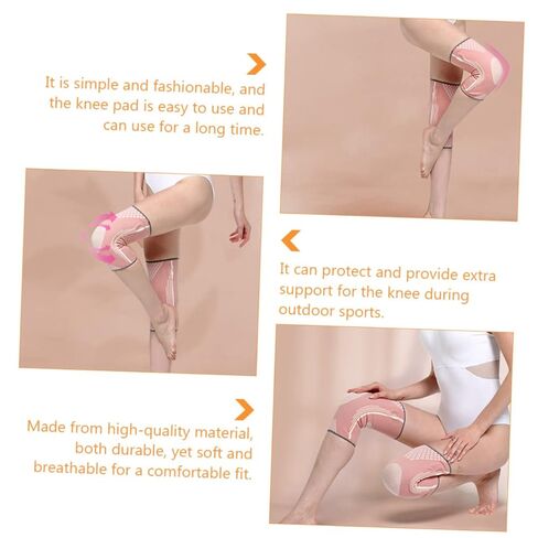Knee Brace for Women Knee Support Sleeve Marathon Running Fitness Elastic Pad Reduces Sports Injuries in Saudi Arabia