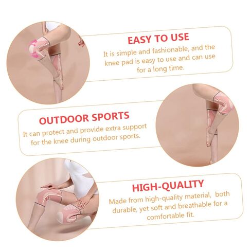 Knee Brace for Women Knee Support Sleeve Marathon Running Fitness Elastic Pad Reduces Sports Injuries in Saudi Arabia