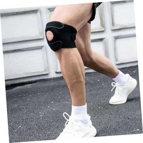 Lightweight Knee Brace for Running and Climbing 2-Piece Compression Support Pads Breathable Sports Knee Protector for Fitness and Hiking in Saudi Arabia
